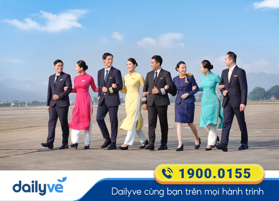 Đồng phục của tiếp viên Hãng bay Pacific Airlines