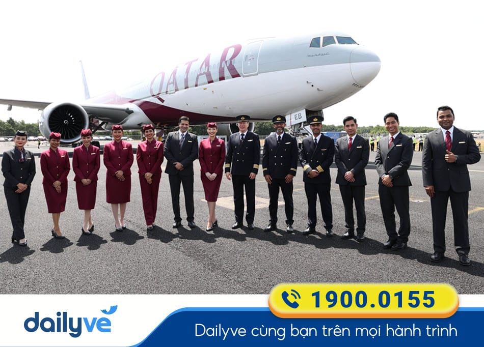 Đồng phục của tiếp viên Hãng bay QR