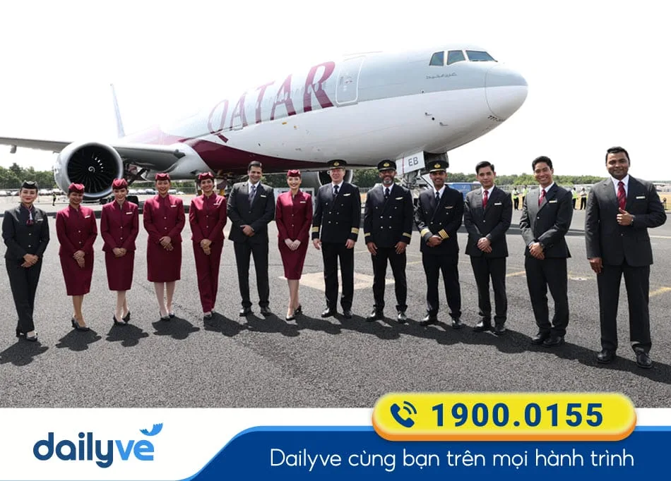 Đồng phục của tiếp viên Hãng bay QR