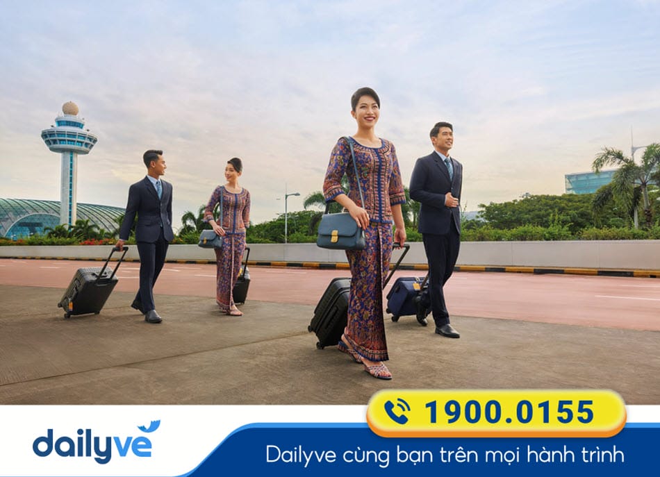 Đồng phục của tiếp viên hãng bay Singapore Airlines