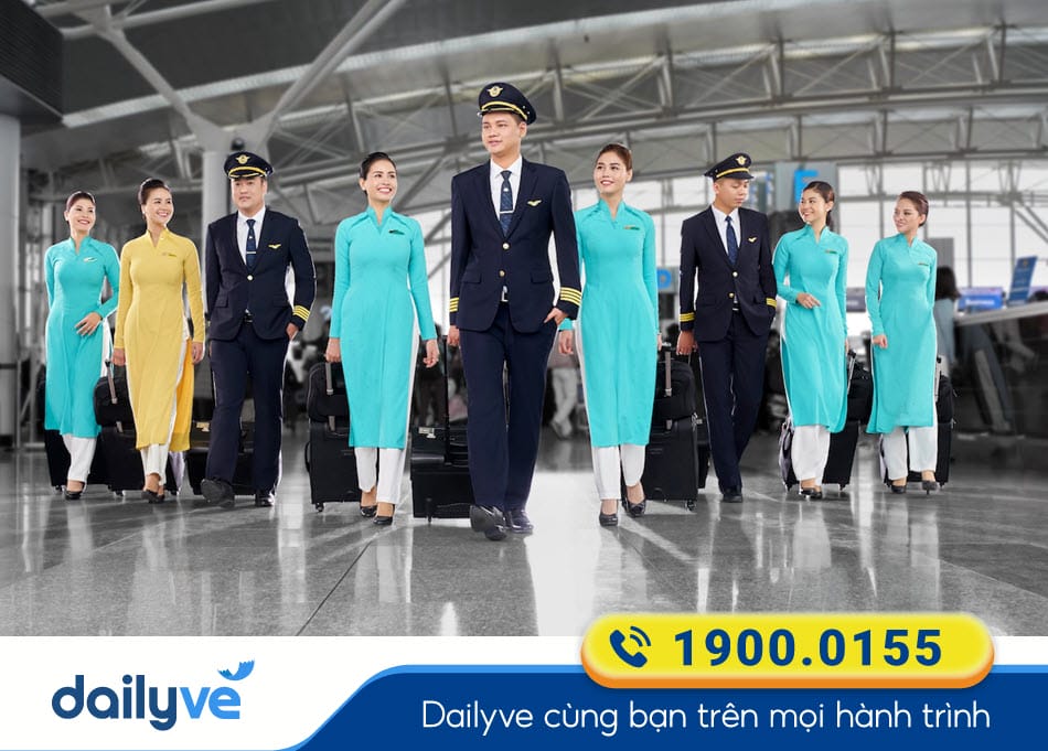 Đồng phục của tiếp viên Hãng bay Vietnam Airlines