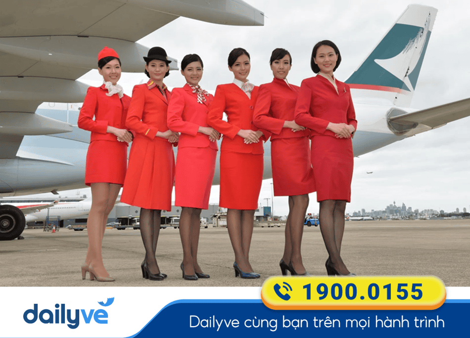 Đồng phục tiếp viên của Hãng bay Cathay Pacific
