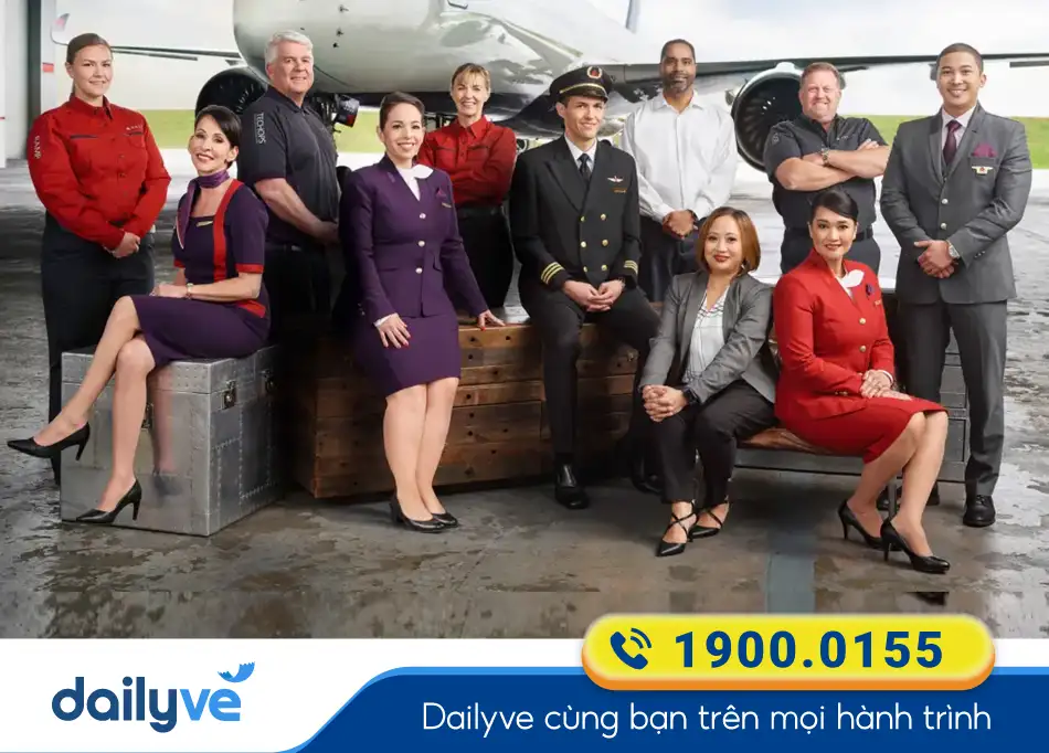 Đồng phục tiếp viên Hãng bay Delta Air Lines