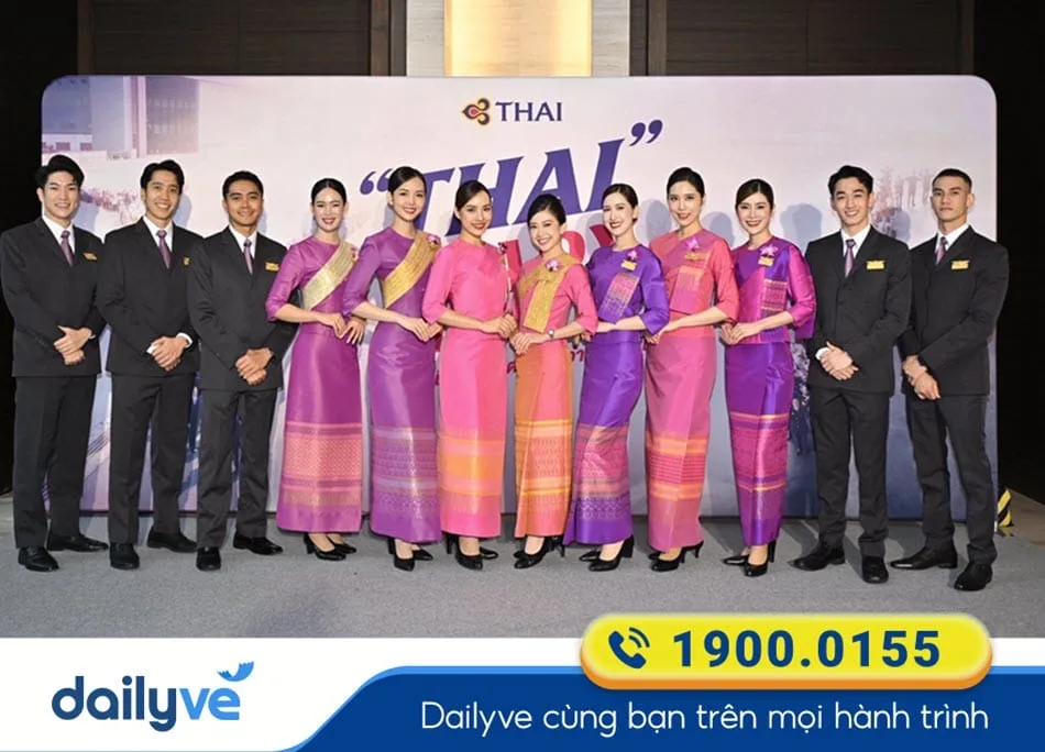 Đồng phục tiếp viên Hãng bay Thai Airways