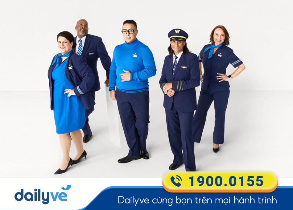 Đồng phục tiếp viên Hãng bay United Airlines