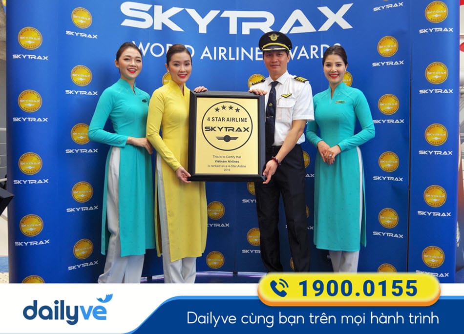 Giải thưởng Hãng hàng không 4 Sao Skytrax của Vietnam Airlines