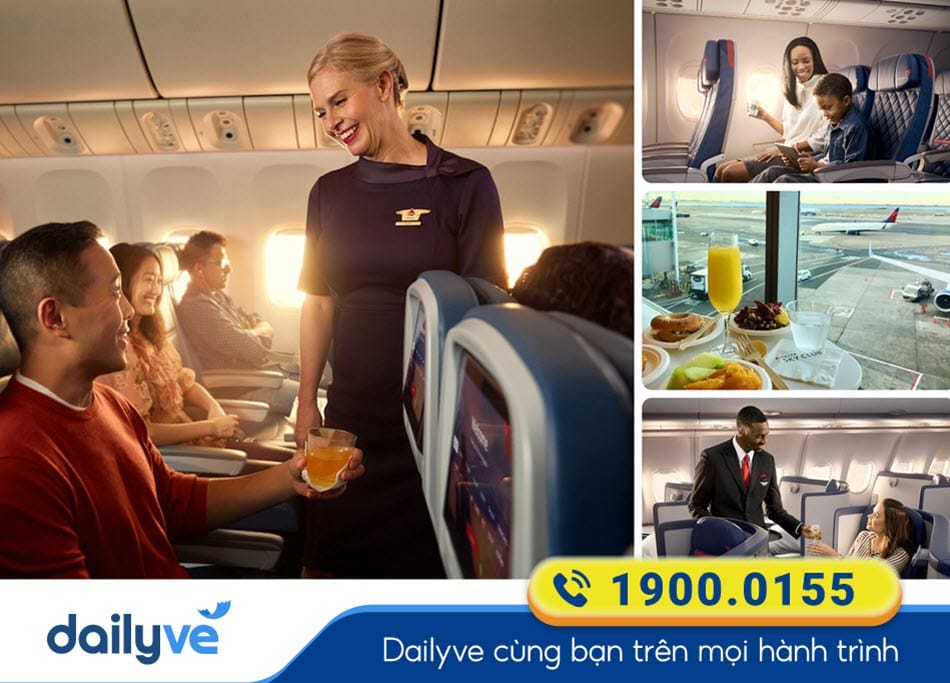 Hãng bay Delta Air Lines mang đến trải nghiệm bay hiện đại 