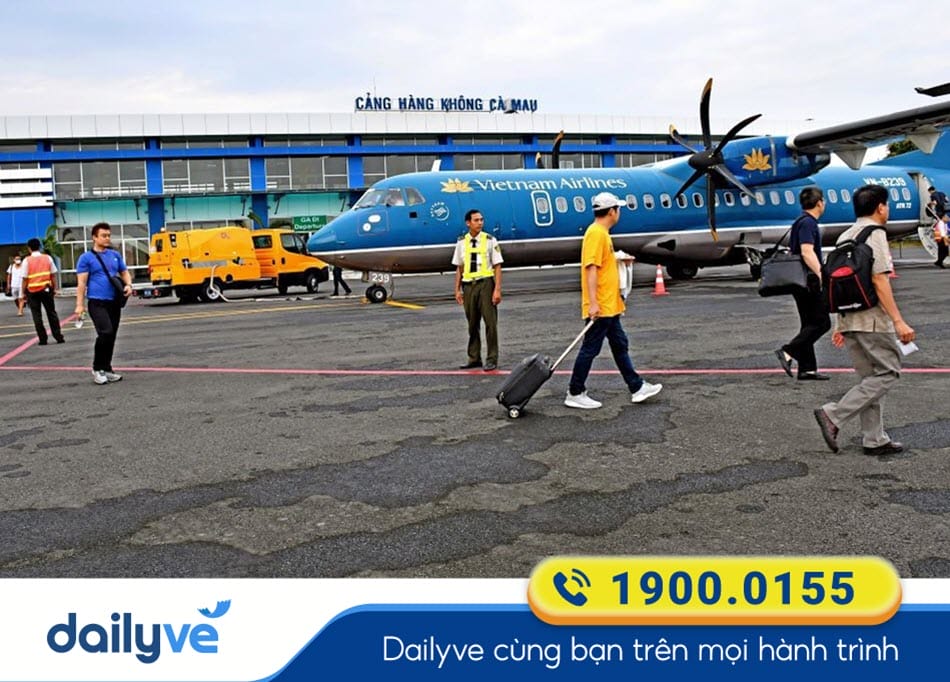 Hãng Hàng không Vietnam Airlines khai thác chặng bay từ Sân bay Cà Mau