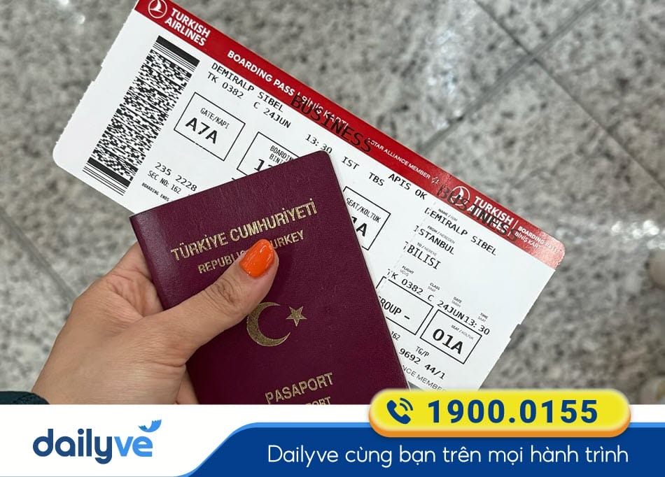 Hướng dẫn đặt vé của Hãng bay TK