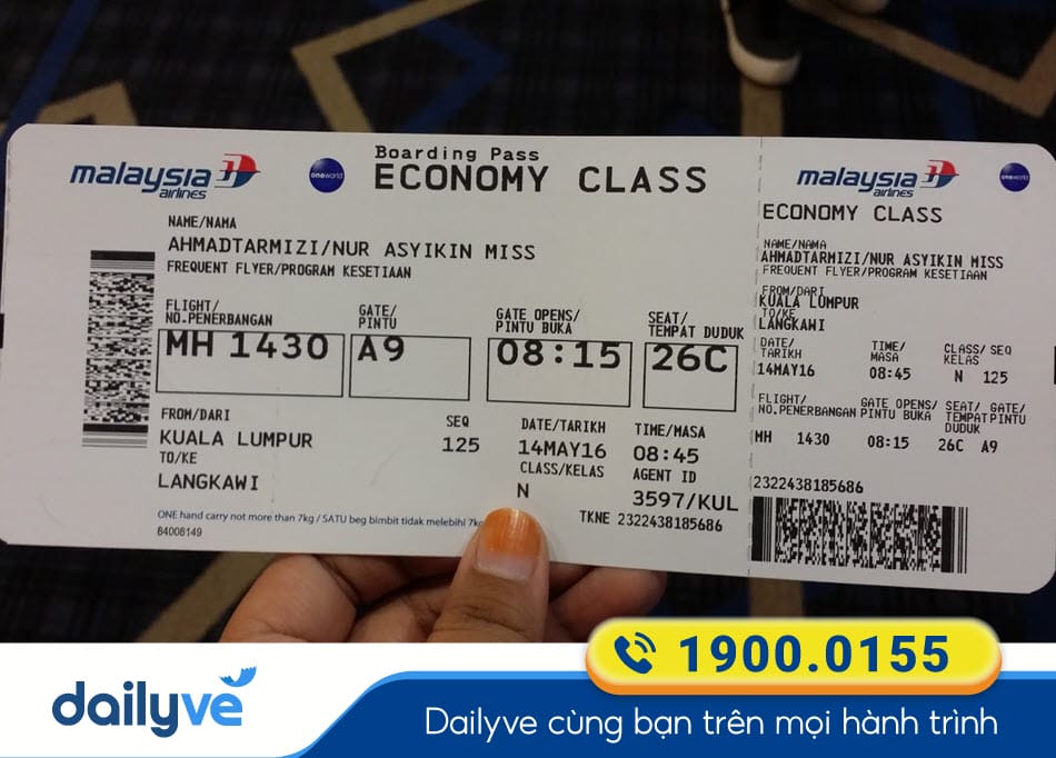 Hướng dẫn mua vé máy bay Malaysia Airlines