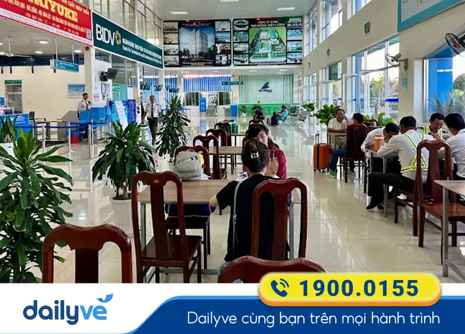 Khu vực ăn uống tại Sân bay Cà Mau