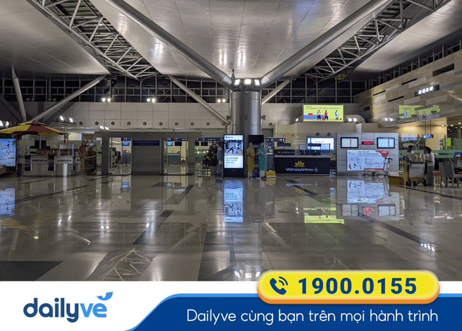 Khu vực check-in tại sân bay Cần Thơ