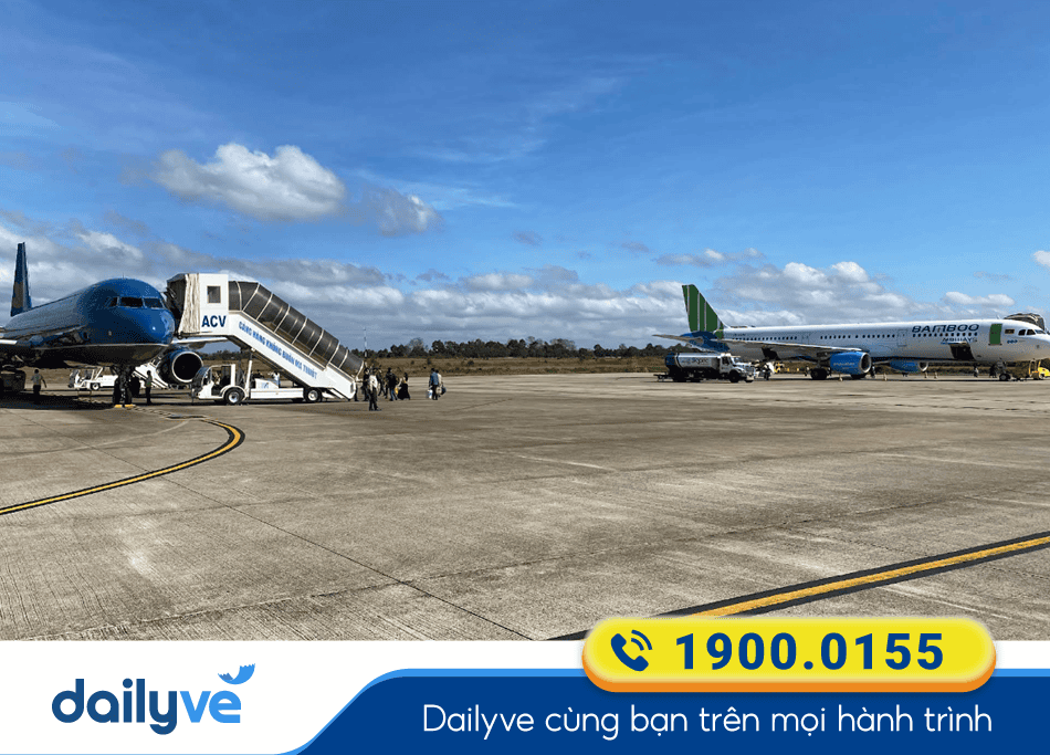 Khu vực Sân đỗ tại Sân bay Buôn Ma Thuột