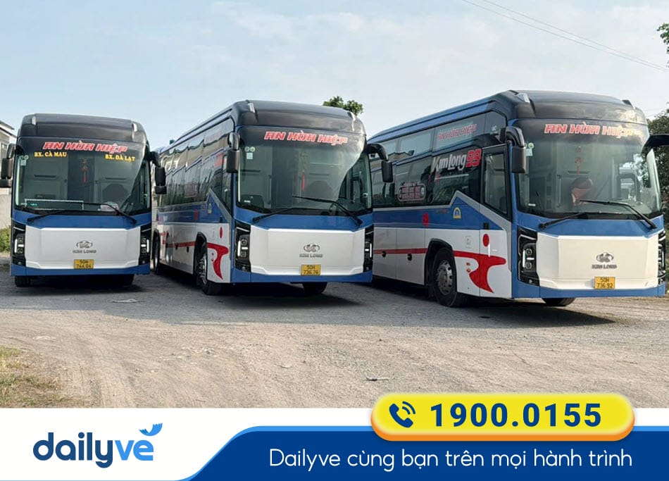 Nhà xe An Hòa Hiệp từ Cà Mau đi Bình Dương