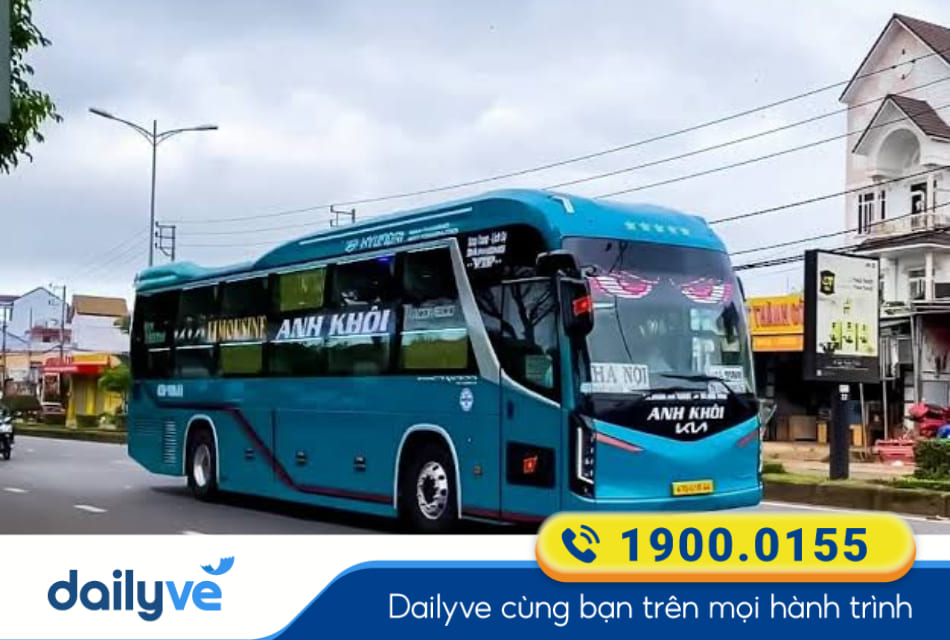 Nhà xe Anh Khôi Buôn Ma Thuột đi Hà Nội