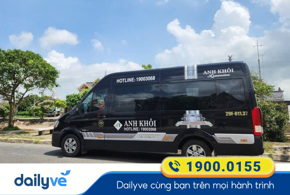 Nhà xe Anh Khôi Limousine từ Hà Nội đi Giao Thủy