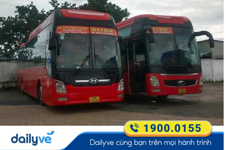 Nhà xe Ba Châu từ Sài Gòn đi Bình Minh