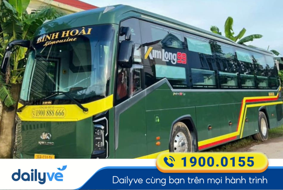 Nhà xe Bình Hoài Limousine từ Đồng Hới đi Hà Nội