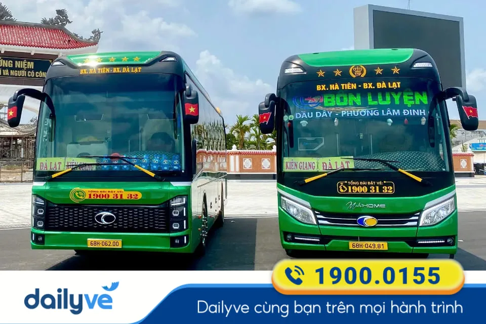 Nhà xe Bốn Luyện Express từ Hà Tiên đi Sài Gòn
