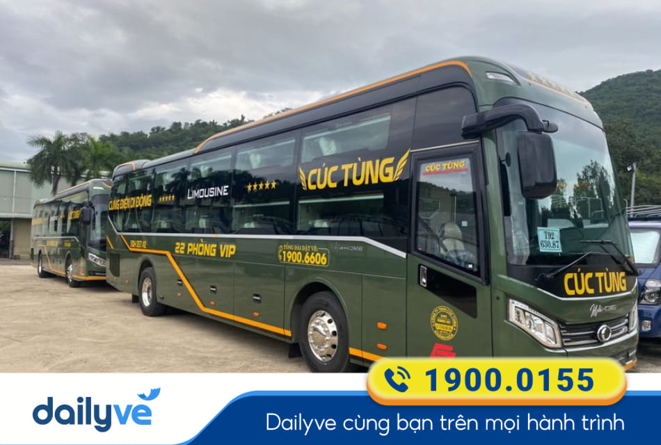 Nhà xe Cúc Tùng từ Bình Dương đi Nha Trang