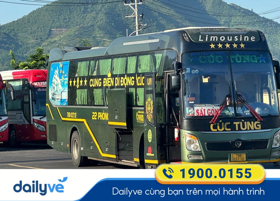 Nhà xe Cúc Tùng tuyến từ Khánh Hòa đi Đà Nẵng