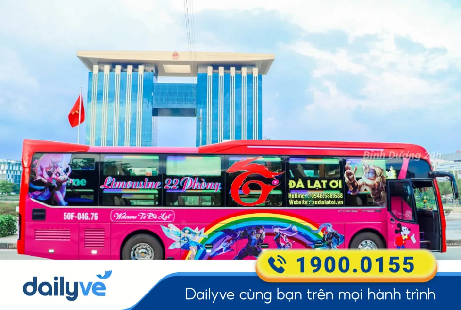 Nhà xe Đà Lạt Ơi từ Bình Dương đi Nha Trang