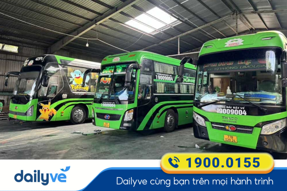 Nhà xe Dũng Lệ từ Quy Nhơn đi Buôn Ma Thuột