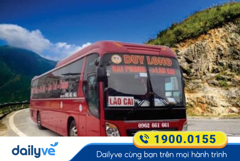 Nhà xe Duy Long từ Lào Cai đi Hải Phòng