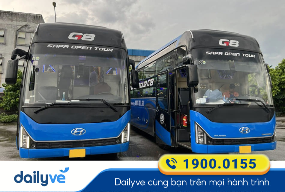 Nhà xe G8 Sapa Open Tour Lào Cai đi Hà Nội