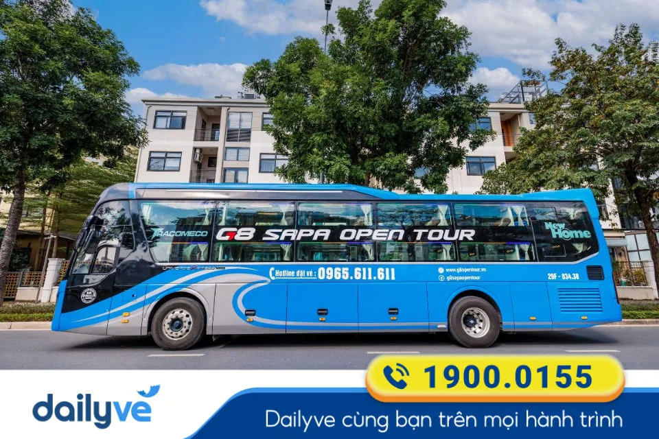 Nhà xe G8 Sapa Opentour từ Đông Hà đi Hà Nội