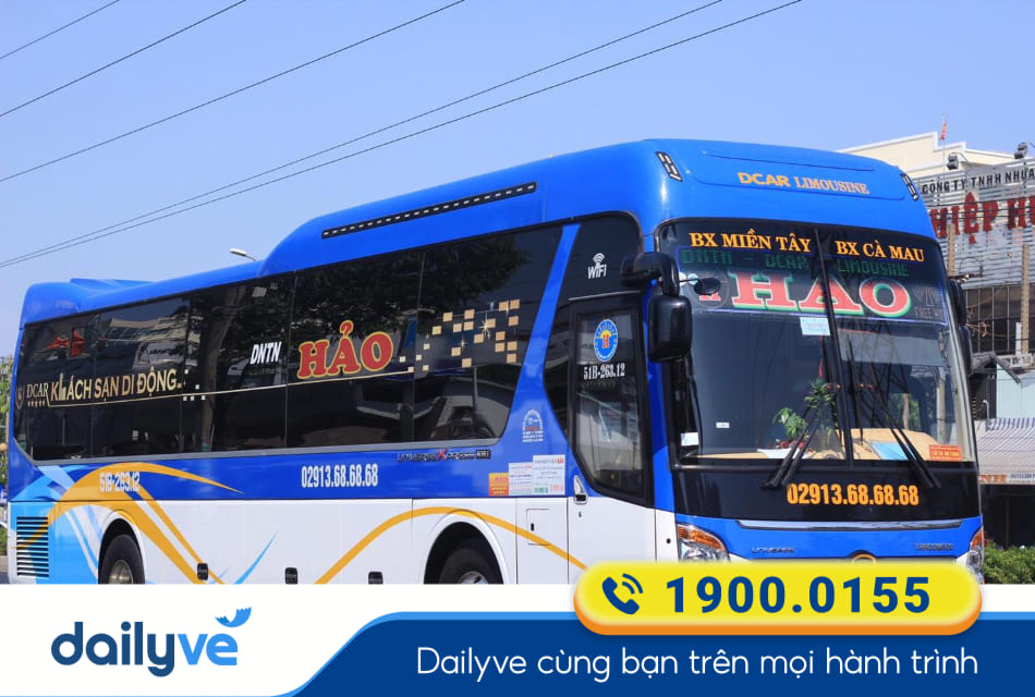 Nhà xe Hảo từ Năm Căn đi Sài Gòn