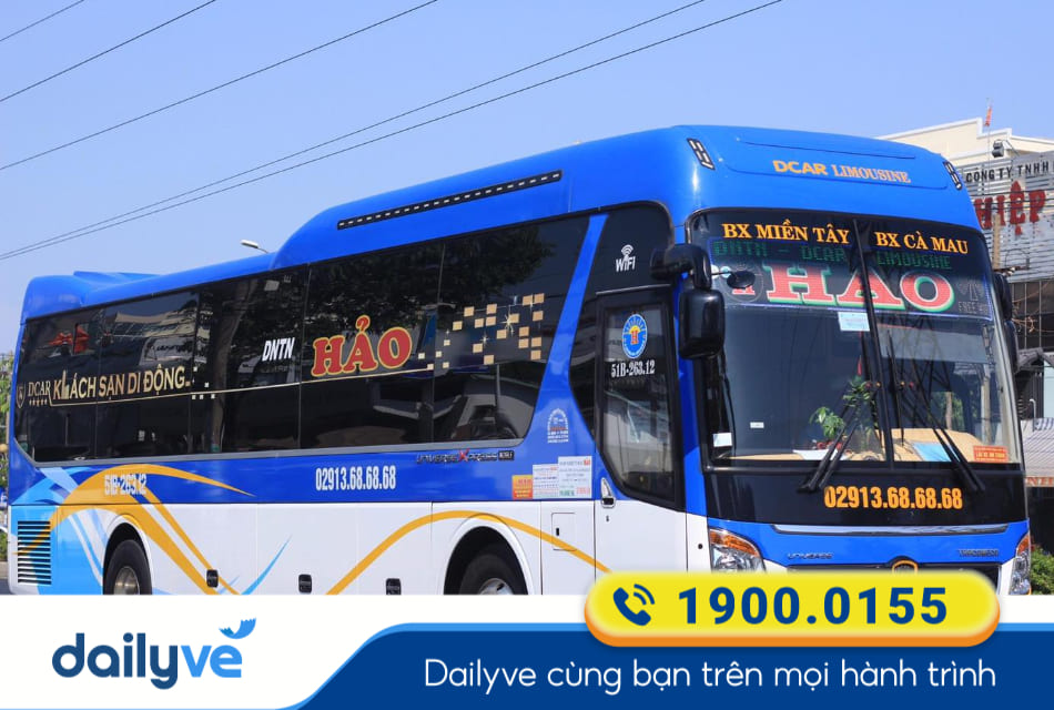 Nhà xe Hảo từ Cà Mau đi Cần Thơ