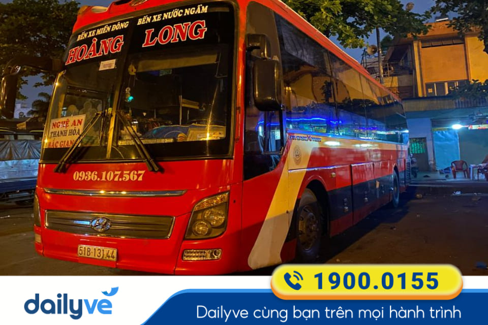 Nhà xe Hoàng Long Đỏ từ Bến xe Miền Đông đi Hà Nội