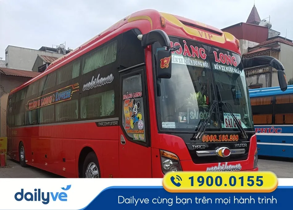 Nhà xe Hoàng Long Đỏ từ Hà Tĩnh đi Sài Gòn
