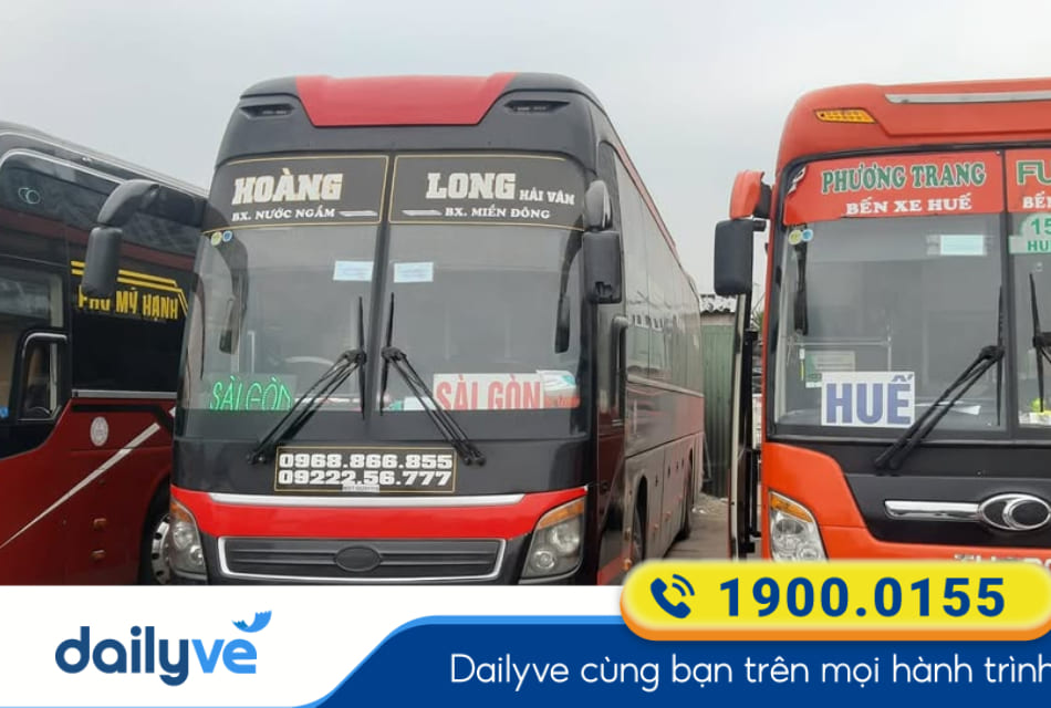 Nhà xe Hoàng Long Hải Vân Bình Dương đi Hà Nội