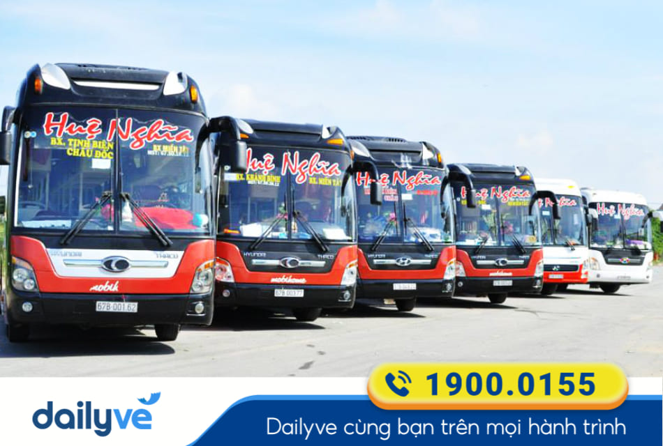 Nhà xe Huệ Nghĩa từ Sài Gòn đi Châu Đốc