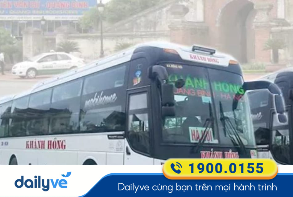 Nhà xe Khánh Hồng từ Đồng Hới đi Hà Nội