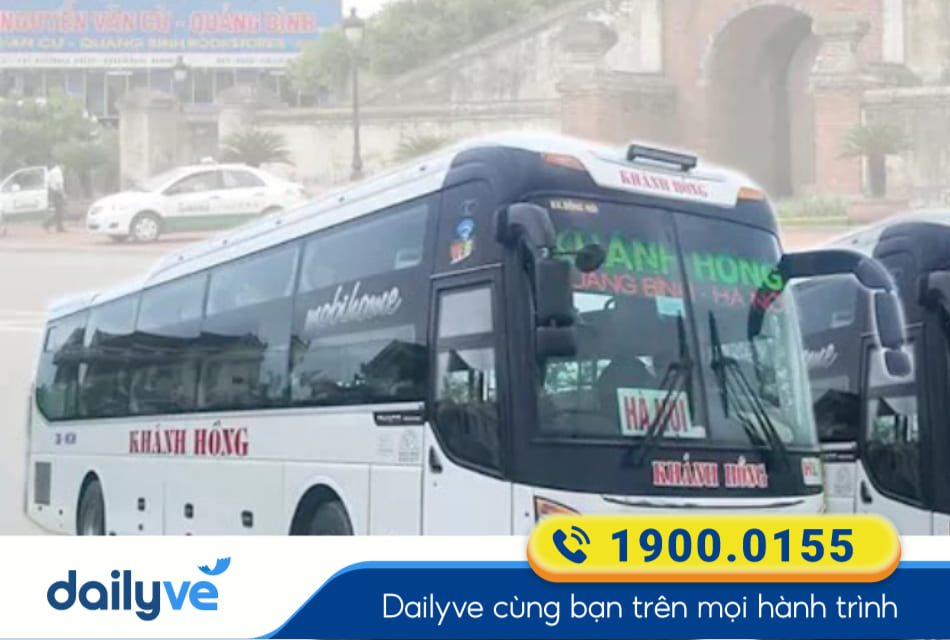 Nhà xe Khánh Hồng từ Quảng Bình đi Hà Nội