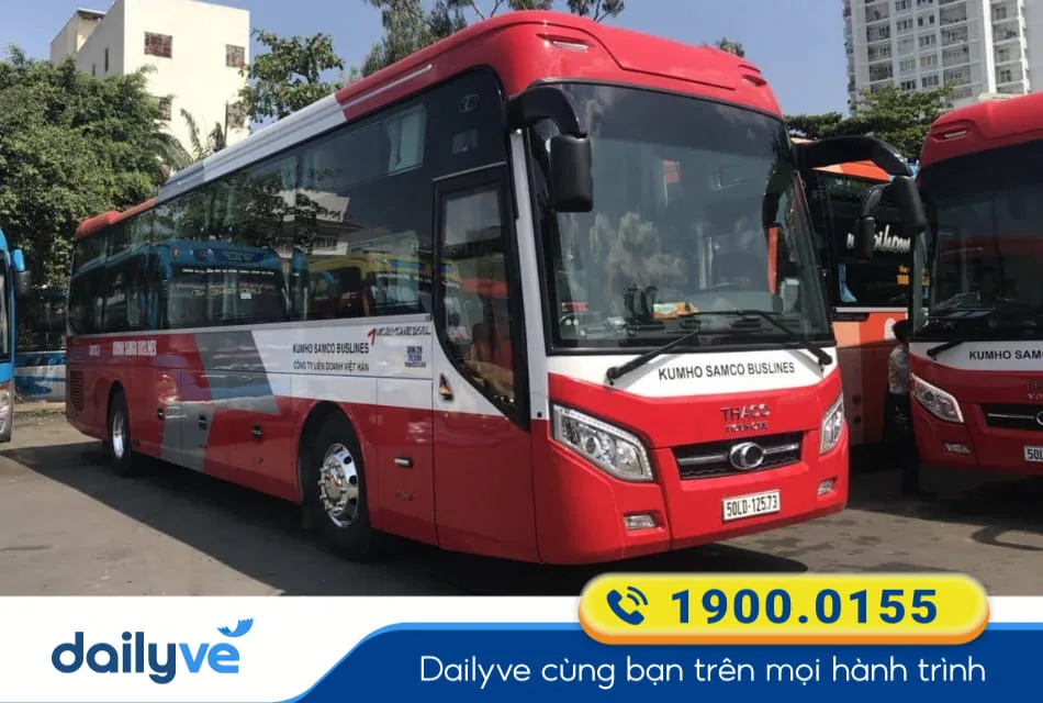 Nhà xe Kumho Samco từ Hà Tiên đi Sài Gòn