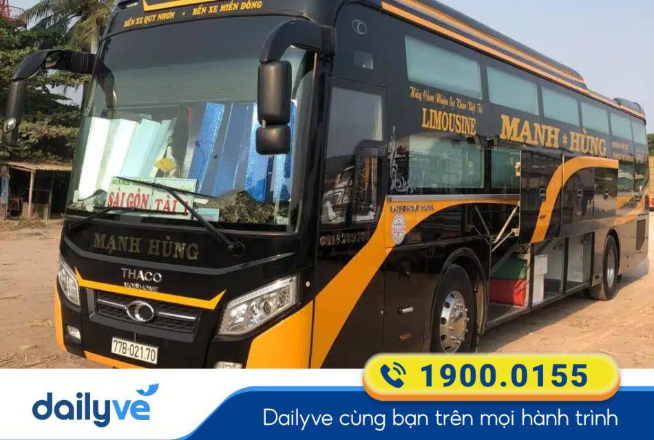 Nhà xe Mạnh Hùng từ Sài Gòn đi Tân An