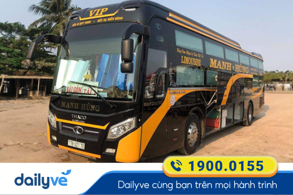 Nhà xe Mạnh Hùng từ Sài Gòn đi Bình Minh