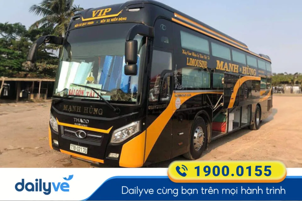 Nhà xe Mạnh Hùng từ Sài Gòn đi Bến Lức