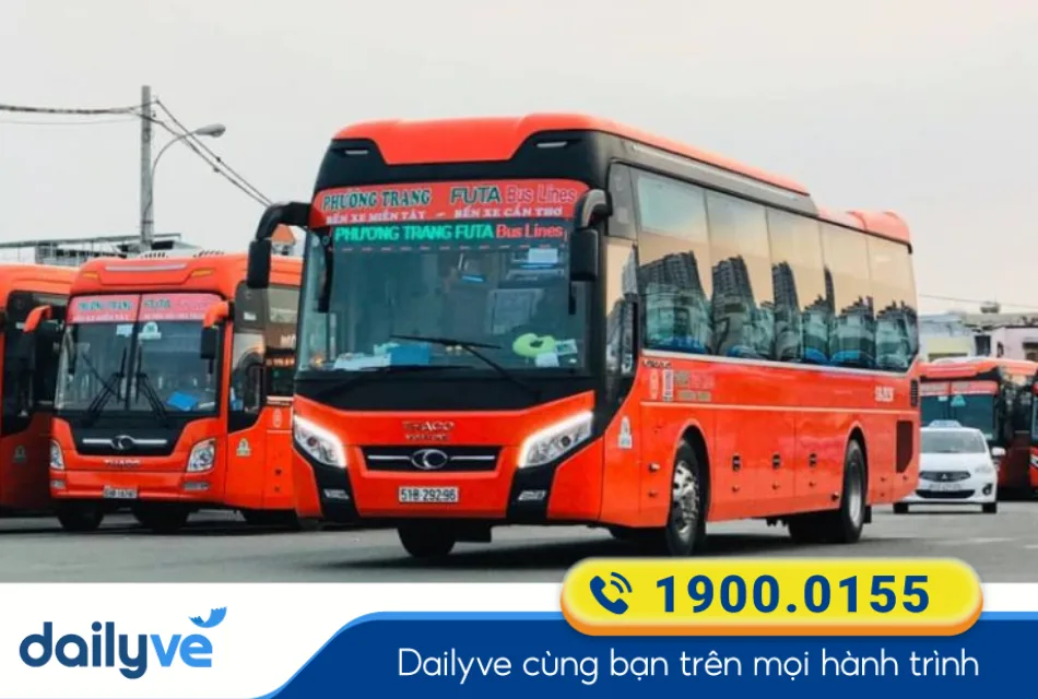 Nhà xe Phương Trang từ Bến Tre đi Trà Vinh