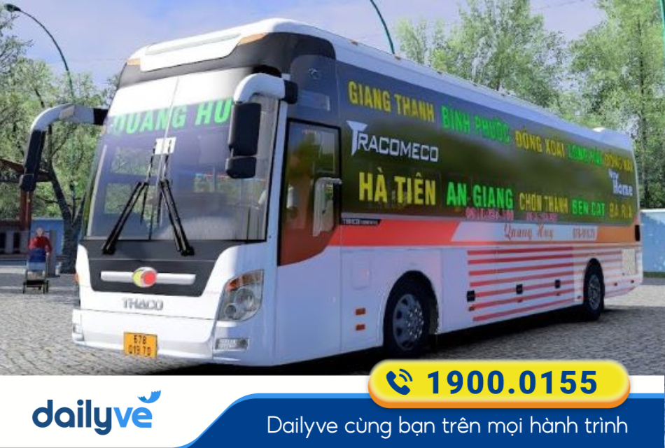 Nhà xe Quang Huy Sài Gòn đi Tri Tôn