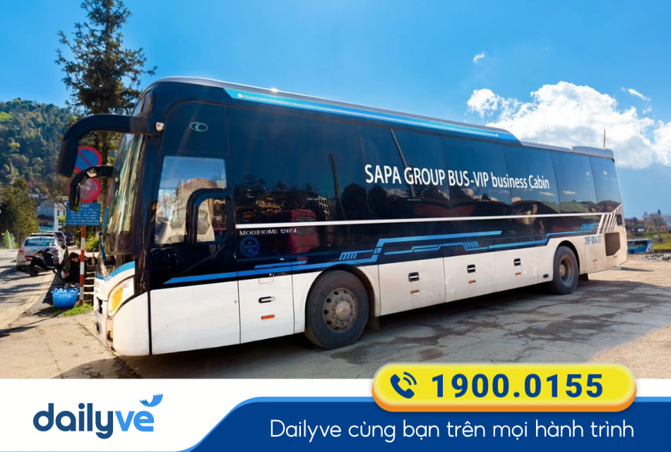 Nhà xe Sapa Group Bus từ Lào Cai đi Hà Nội