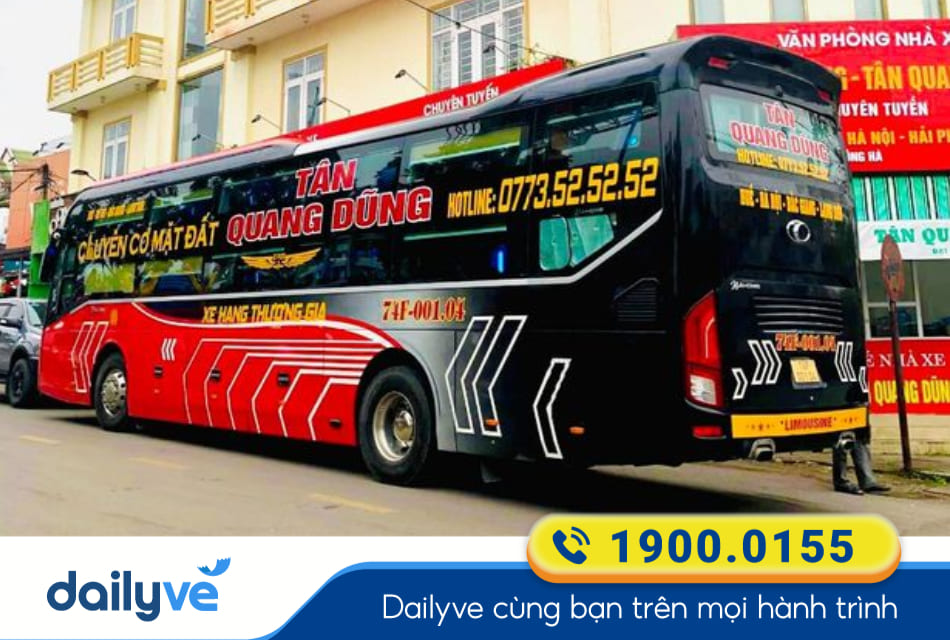 Nhà xe Tân Quang Dũng Express từ Thái Nguyên đi Nghệ An