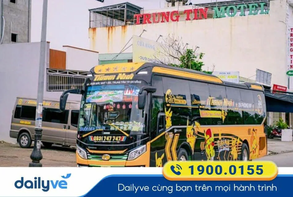 Nhà xe Thanh Nhã từ Buôn Ma Thuột đi Quy Nhơn