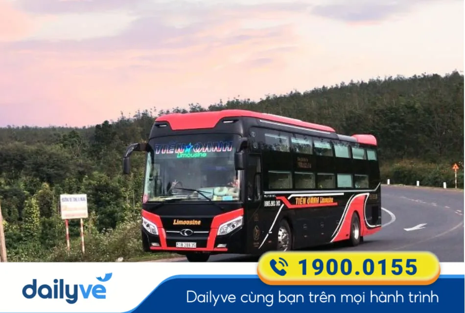 Nhà xe Tiến Oanh từ Bình Dương đi Đắk Lắk