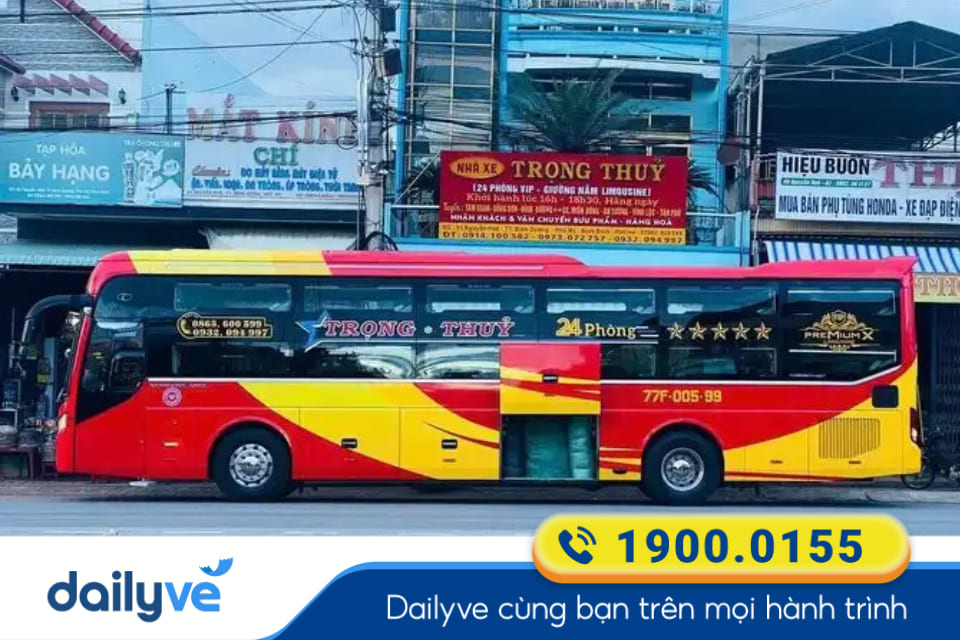 Nhà xe Trọng Thủy Travel từ Quy Nhơn đi Nha Trang