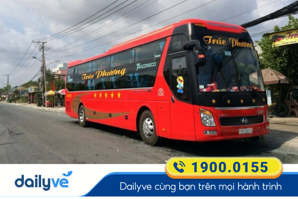 Nhà xe Trúc Phương từ Kiên Giang đi Bình Dương